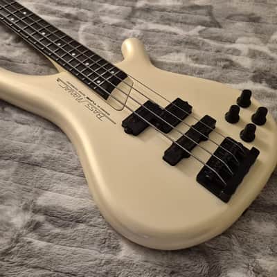 TUNE Bass Maniac TB-02PJ - 1988 - MIJ - Vintage White - 4-String - Active - Made in Japan image 3