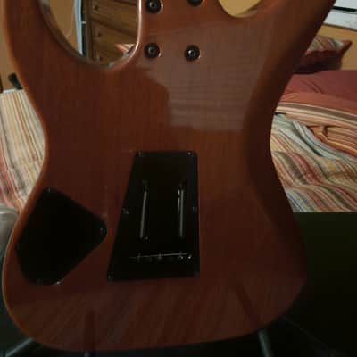 U.S. Masters Guitar Works Custom Built Vector ( Super Strat ) 2000s Cream Cloud Burst image 3