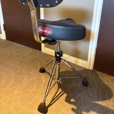 Gibraltar 9608MB 16" Cordura Saddle Drum Throne w/Backrest (Used) image 2