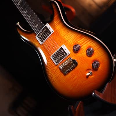 PRS DGT 10-Top Electric Guitar with Bird Inlays Tri Color Sunburst Korina Back, Flamed Maple Neck, Zirocote Fretboard 8394 image 9
