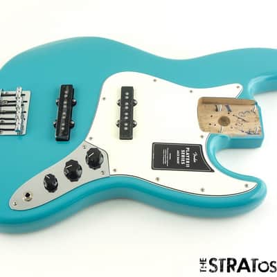 Fender Player II Jazz Bass LOADED BODY, Bass Guitar Alnico 5 Aquatone Blue image 1