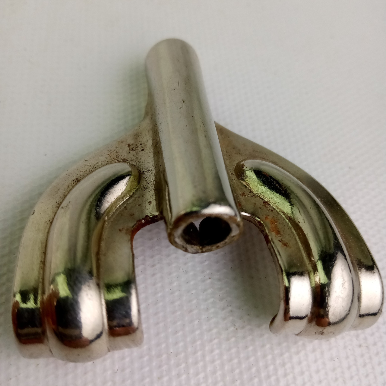Gretsch Drum T-Rod Claw Snare/Bass Round Badge Broadkaster Nickel Vintage40s USA — main photograph