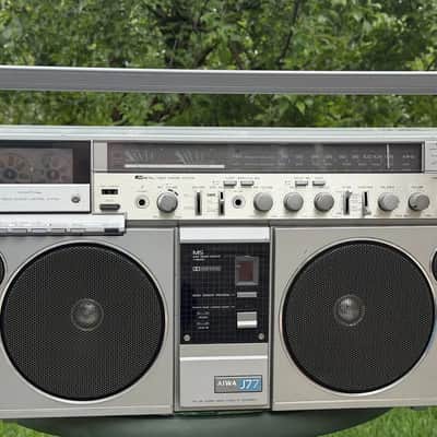 AIWA CJ-J77 Rare Vintage Boombox Getto blaster Serviced Warranty Serviced JDM image 10