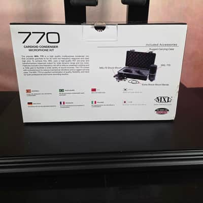MXL 770 Small Diaphragm Condenser Mic 2010s - Black image 2