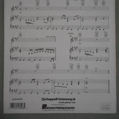 Hal Leonard Eric Clapton "Tears in Heaven" Sheet Music 1991 image 2