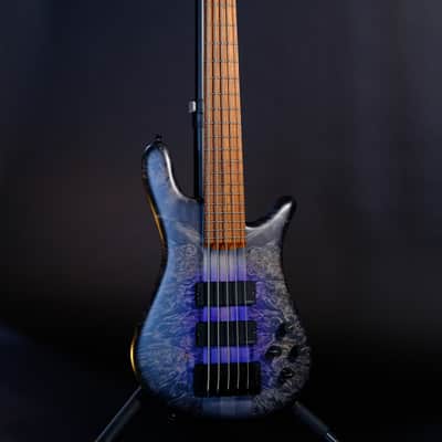 Spector (USA) NS-5 Neck-Thru 2024 - Purple Gray Burst image 2