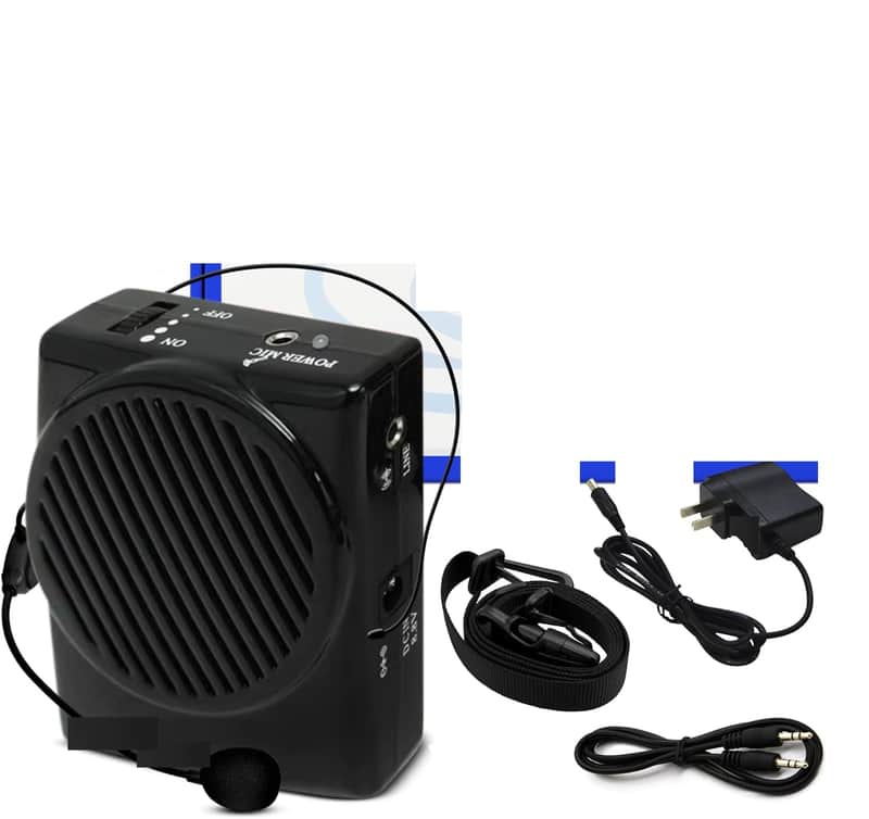 Speak Out Personal Voice Amplifier, Rechargeable Portable Speaker with Wired Microphone Headset for Classroom Teachers, Tour Guide, Presentations – 10watt Power Amplifier image 1