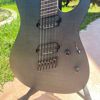 ESP LTD M-1000 Multi-Scale 2020 - Present - See Thru Black Satin image 2