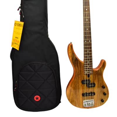 Yamaha TRBX174EW Mango Wood 4-String Electric Bass Guitar, Natural image 1