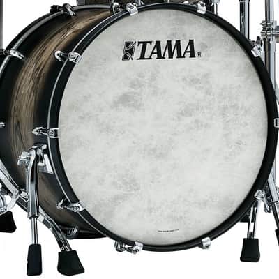 Tama TWB2216-ASBJ STAR Walnut Bass Drum 22 - Satin Black Japanese Sen Burst image 14