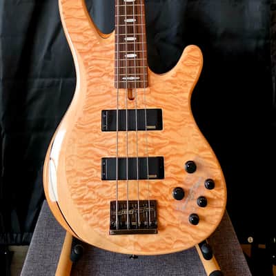 Yamaha TRB1004J 4-String 2020s - Natural Quilt image 1