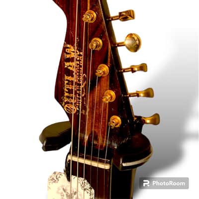 Outlaw Guitar Company Pine Meteora  with Solid Rosewood Neck - Worn Candy Red Custom USA Made Guitar-July 2022 image 6