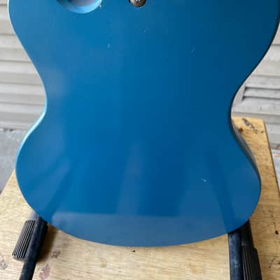 Supro vintage electric guitar 1960s calypso Blue image 4