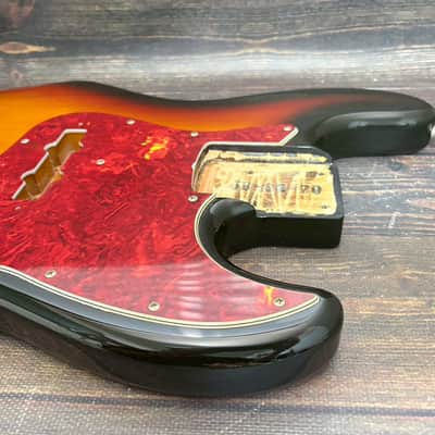 1993-94 Fender Japan JB62-70 Jazz Bass Alder Body 3TS Sunburst Made in Japan image 4