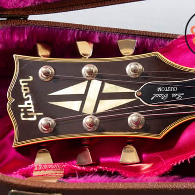 1989 Gibson Les Paul Custom Black Beauty Ebony w/ OHSC image 3