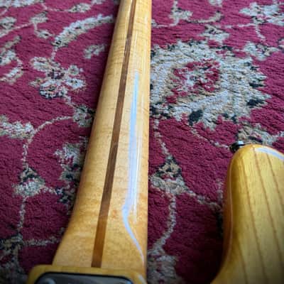 1973 Fender Precision Bass with Maple Fretboard in Natural Finish image 8