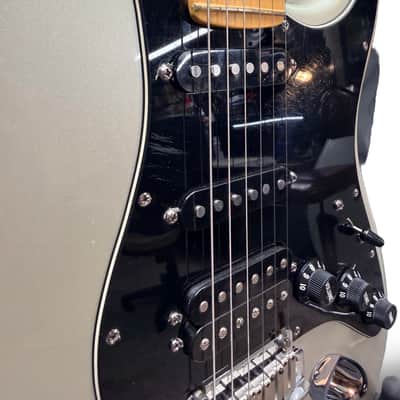 2003 Fender American Series S1 HSS Stratocaster - Chrome Silver image 4