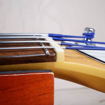 Teisco SPB-200 Spectrum Bass Reissue MIJ 2001 Metallic Blue Short Scale 30' Japan w/ Bag image 9