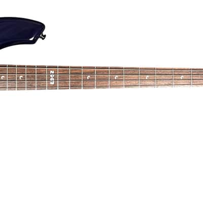 Ernie Ball Music Man Bongo 4 String HH/Piezo, LTD 2007 Blue Dawn / Rosewood 9.7 LBS USED in Very Good -Excellent Condition*IN STOCK* RARE image 9