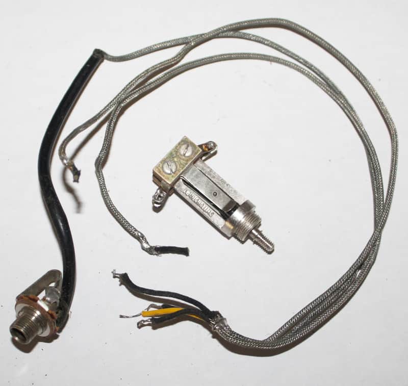 Vintage 1970's Gibson Les Paul Switchcraft Wiring Switch Jack 1974 image 1