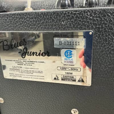 Fender Blues Junior III 15-Watt 1x12" Guitar Combo - 2011 image 8