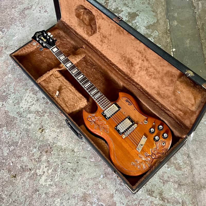 1970 Guild S-100 Carved oak leaf acorn custom