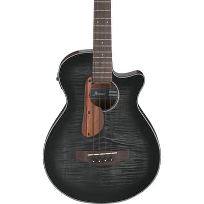 Ibanez AEGB25ETKH Acoustic Electric Bass Transparent Black Sunburst High Gloss image 1