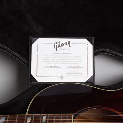 Gibson J-185 Custom Shop Red Spruce Flat Top Acoustic Guitar (2015), ser. #12015066, original black hard shell case. image 12