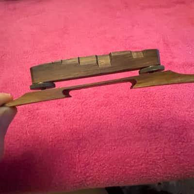 vintage 1965 1960's Gibson rosewood bridge for es-125 175 L5 barney kessel tal farlow super 400 350 L7 L4 image 4
