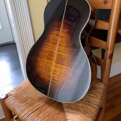 DuMont OO Nick Lucas inspired relic 2018 Reliced gloss nitrocellulose lacquer- hand rubbed sunburst image 3