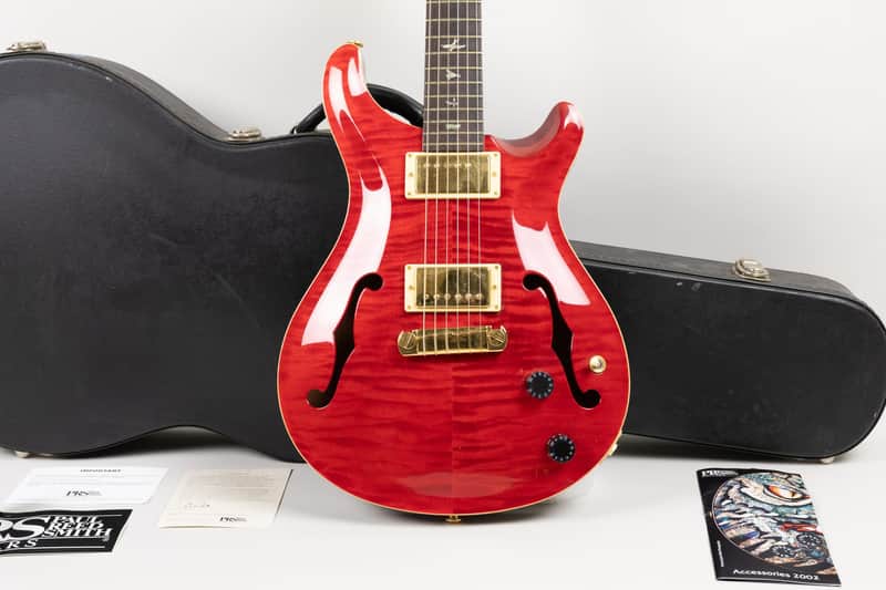 2002 PRS McCarty Hollowbody II, Red image 1