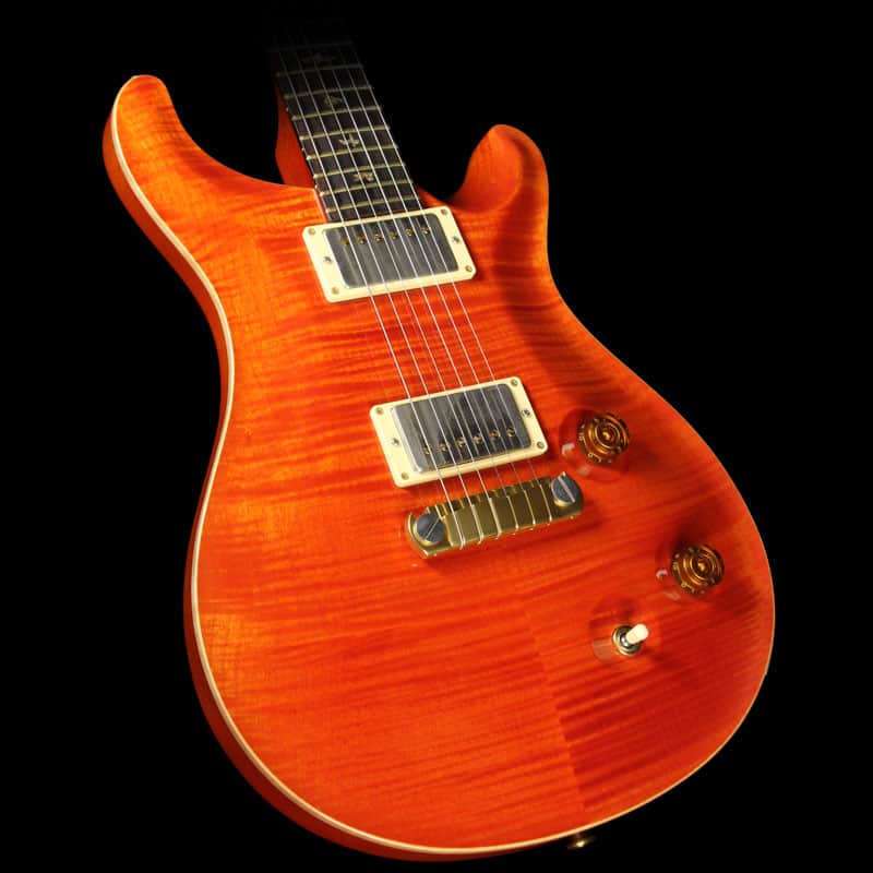 Used 2003 Paul Reed Smith Custom 22 Brazilian Board Electric Guitar Orange image 1
