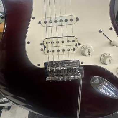 Fender MIM Standard HSS Stratocaster with Maple Fretboard 1999 - 2005 - Midnight Wine image 10