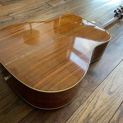 1980s Yamaha FG-350D Acoustic Dreadnought Guitar Natural Nippon Factory w/OHSC image 12