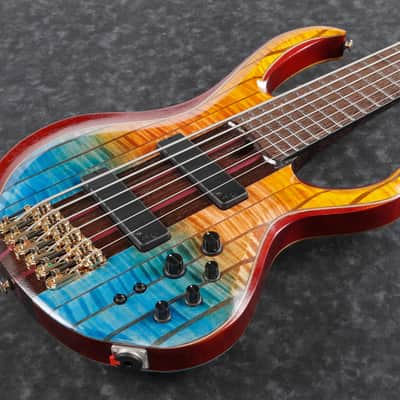 Ibanez BTB Premium 6 String Electric Bass w/Bag - Sunset Fade Low Gloss (BTB1936SFL) image 8