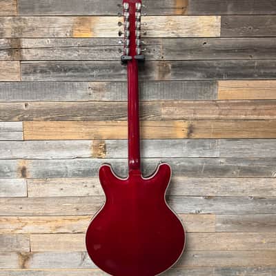 Yamaha SA-20 12-String Hollow Body 1968 - 1972 - Cherry Red image 3