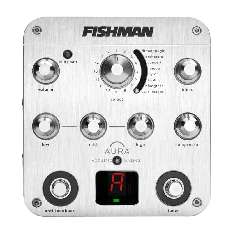 Fishman Aura Spectrum DI Acoustic Instrument Preamp Pedal w/ D.I. & Effects image 1