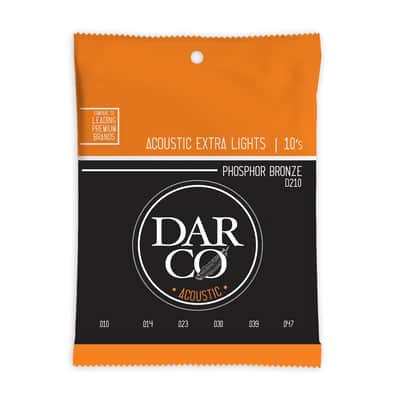 Martin D210 Darco Phosphor Bronze Acoustic Guitar Strings - Extra Light (.10 - .47)