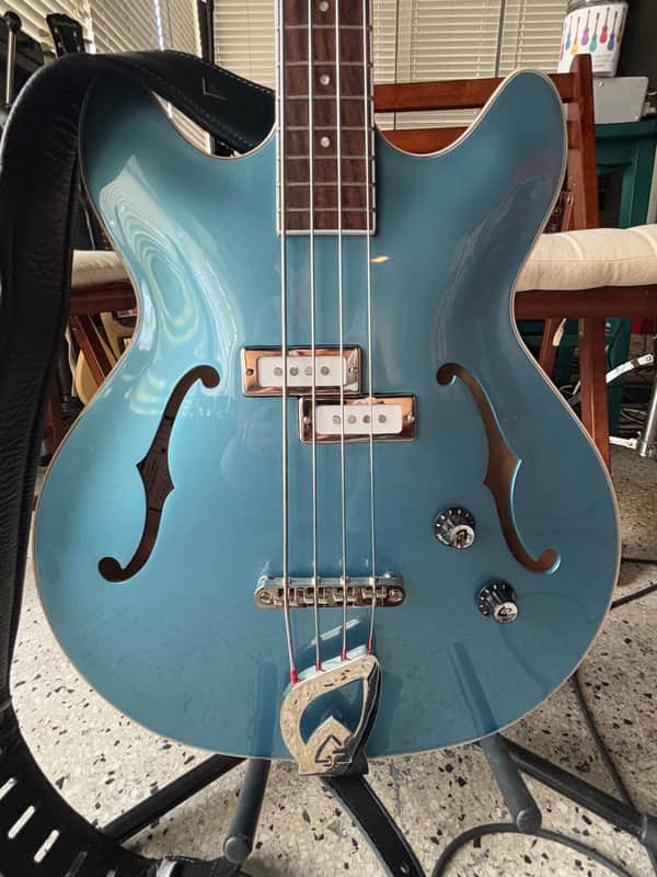 Used Guild SF-1 Bass Guitar Blue 4-String