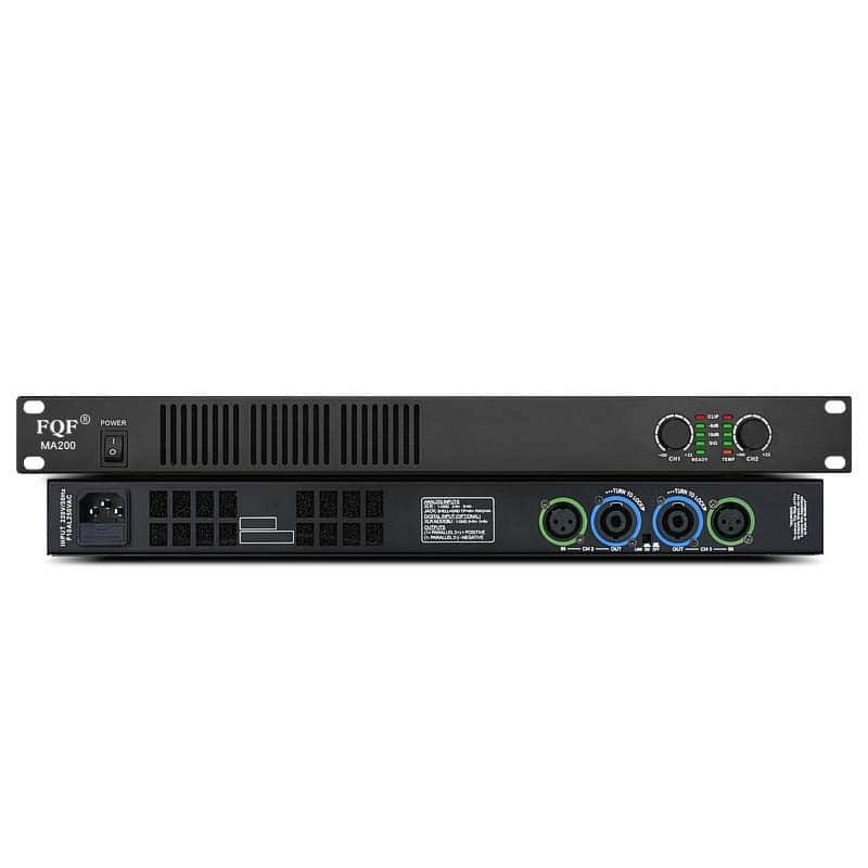 FQF  MA200 450/900W X 2 Professional High-Power Digital Power Amplifier image 1