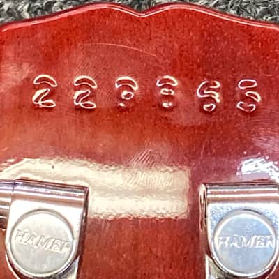1991 Hamer Sunburst Model - Salmon Blush image 15