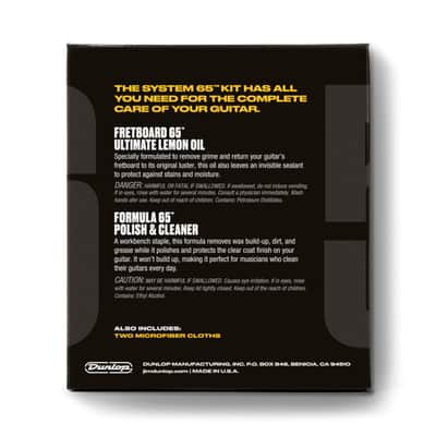 Dunlop 6503 Formula 65 Guitar Body and Fingerboard Cleaning Kit image 3