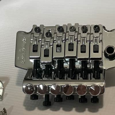 2000's Jackson Dinky Guitars JT-580 Chrome Licensed Floyd Rose Tremolo Guitar Bridge image 4