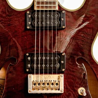 Daion Headhunter HH-555 Burgundy 1983? w/ Hardshell Case image 4