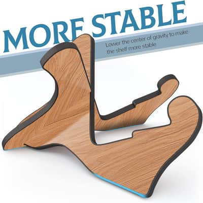 Guitar Stand Wooden Guitar Stand Portable Folding Instrument Holder for Acoustic Classic Electric Bass Guitar (Sapele) image 3