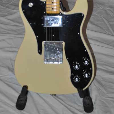 Fender Fender American Original '70s Telecaster Custom Maple Fingerboard Electric Guitar Vintage Blonde with Deluxe Molded Case image 13