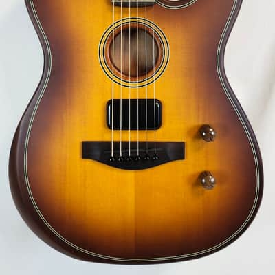 Fender Acoustasonic Standard Telecaster, Honey Burst image 3