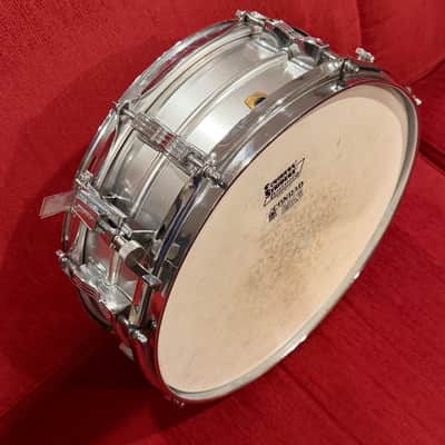 1969 Ludwig No. 404 Acrolite 5x14" Snare Drum with Keystone Badge image 2