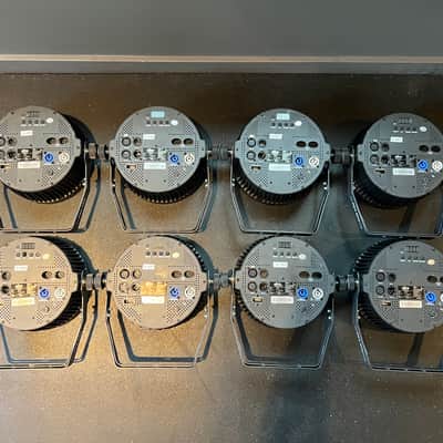 (8)Chauvet SlimPAR Pro Pix Hex-Color DMX RGBAW+UV Par Wash Light Fixtures image 4