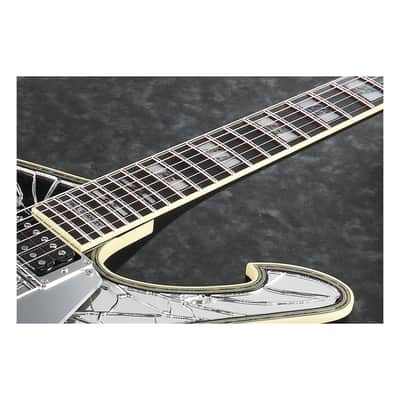 Ibanez Paul Stanley Signature Series PS1CM Electric Guitar, Bound Ebony Fretboard, Chrome image 15